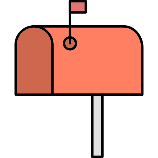 우편함 Generic Outline Color icon