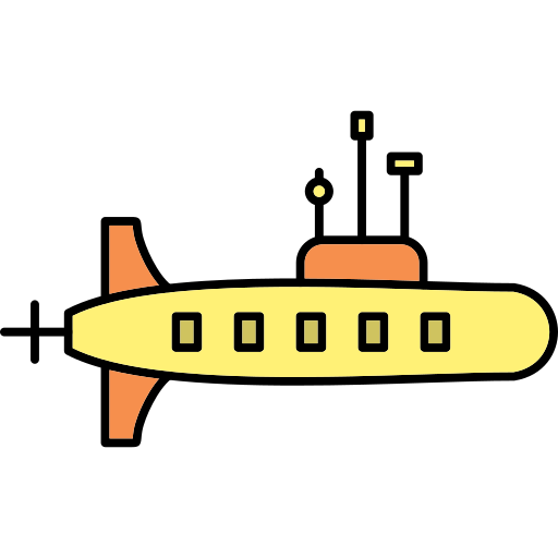 submarino Generic Outline Color icono
