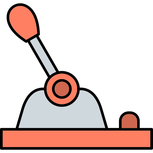 Control lever Generic Outline Color icon