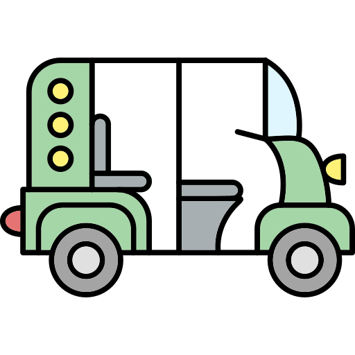 tuktuk Generic Outline Color icono