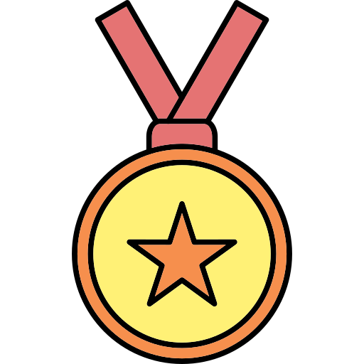 medal Generic Outline Color ikona