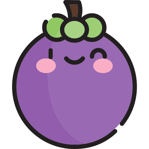 mangosteen Generic Outline Color icoon