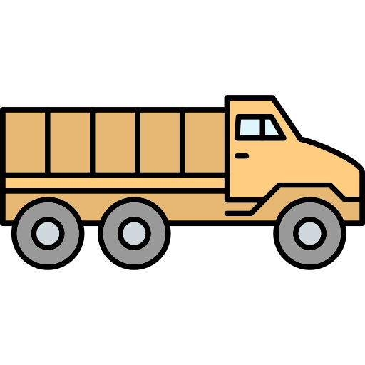 camion militaire Generic Outline Color Icône
