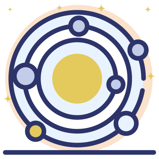 太陽系 Generic Rounded Shapes icon