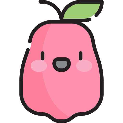Розовое яблоко Generic Outline Color иконка