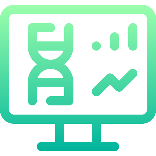monitor Basic Gradient Lineal color icon