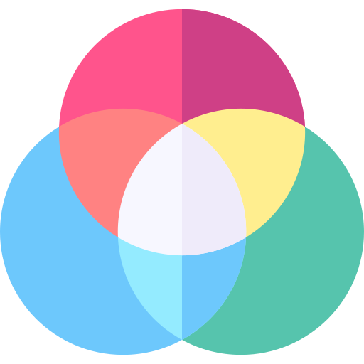 rgb Basic Rounded Flat icoon