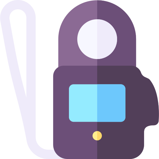 Light meter Basic Rounded Flat icon