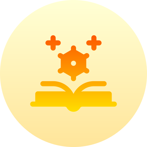 Book Basic Gradient Circular icon