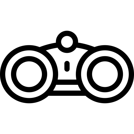 binoculare Detailed Mixed Lineal icona