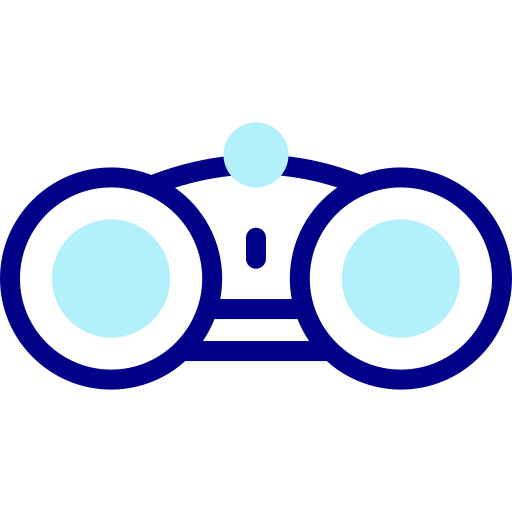 binoculare Detailed Mixed Lineal color icona