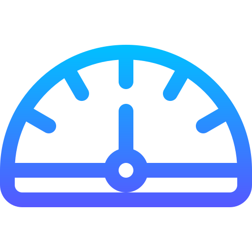 snelheidsmeter Basic Gradient Lineal color icoon