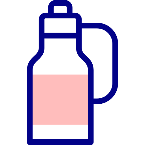 Drink bottle Detailed Mixed Lineal color icon