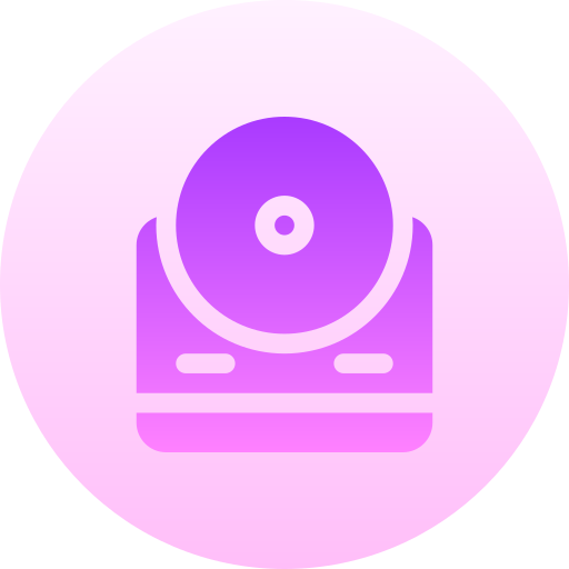 Disk Basic Gradient Circular icon
