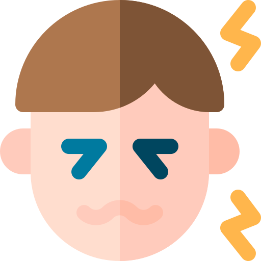 Headache Basic Rounded Flat icon