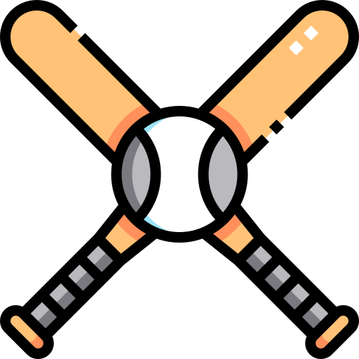 야구 Detailed Straight Lineal color icon