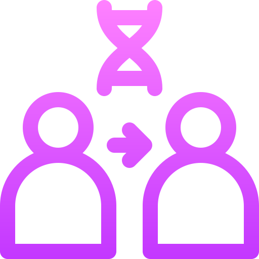 遺伝学 Basic Gradient Lineal color icon