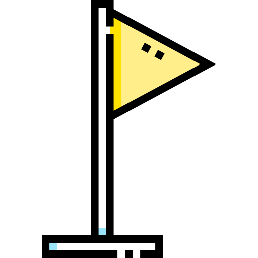 깃발 Detailed Straight Lineal color icon