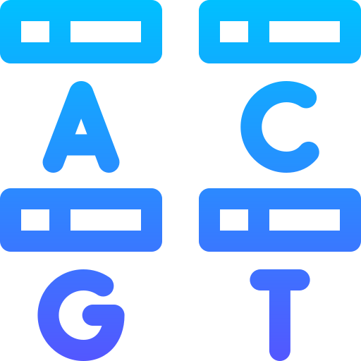 adn Basic Gradient Lineal color icono