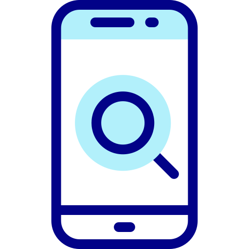 téléphone intelligent Detailed Mixed Lineal color Icône
