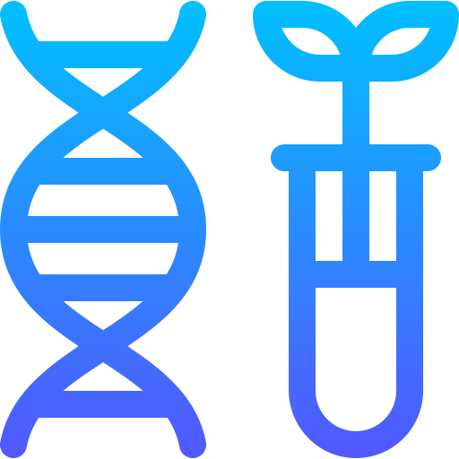 biotecnologia Basic Gradient Lineal color icona