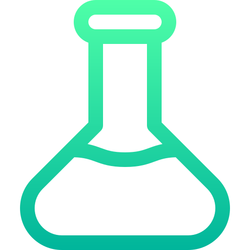 Flask Basic Gradient Lineal color icon