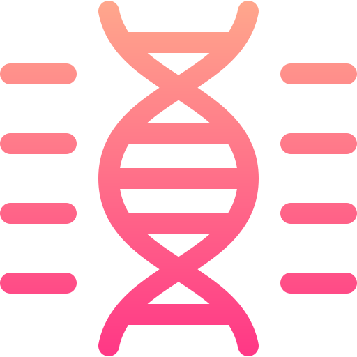 gene Basic Gradient Lineal color Ícone