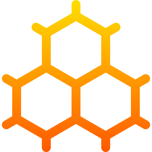 nucleotide Basic Gradient Lineal color Ícone