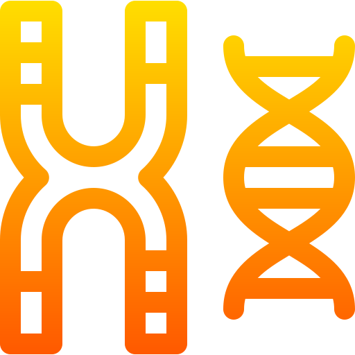 genetica Basic Gradient Lineal color icoon