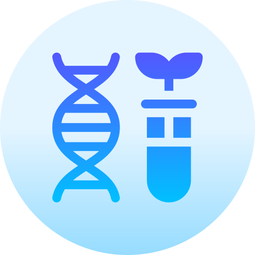 biotechnologie Basic Gradient Circular icon
