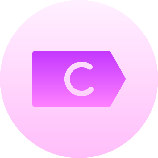 citosina Basic Gradient Circular icono