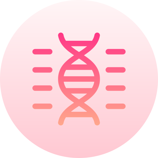 gene Basic Gradient Circular icona