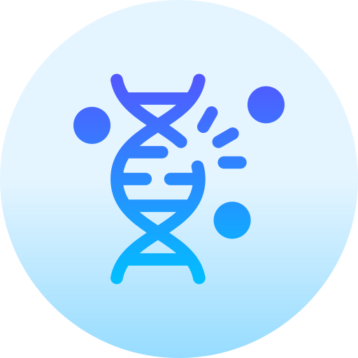 gene Basic Gradient Circular icona