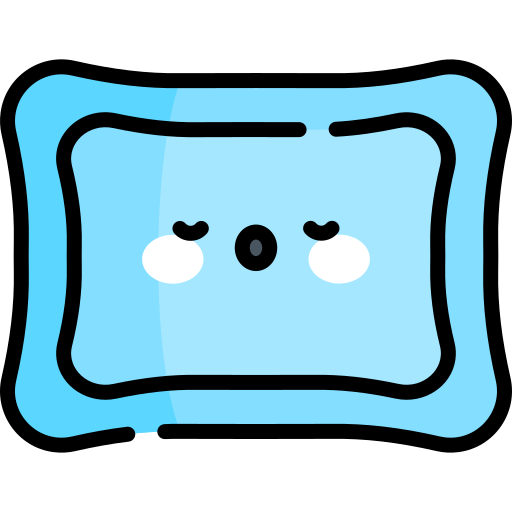 Pillow Kawaii Lineal color icon