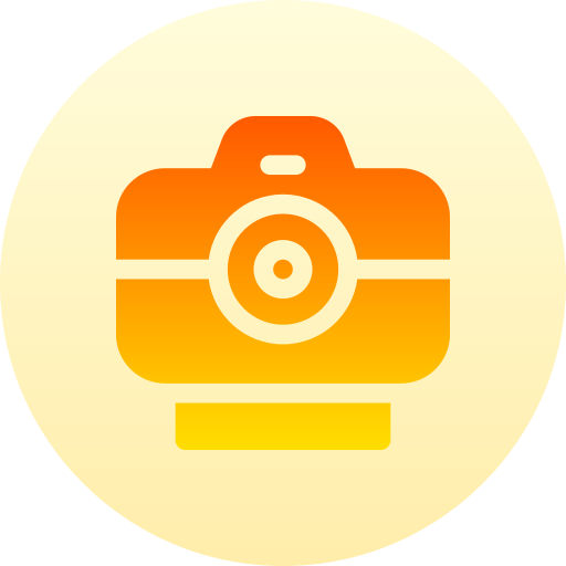 cámara Basic Gradient Circular icono