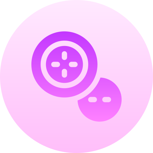 Button Basic Gradient Circular icon