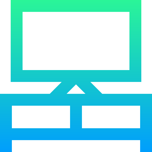 televisor Super Basic Straight Gradient icono