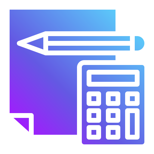 Bookkeeping Generic Flat Gradient icon