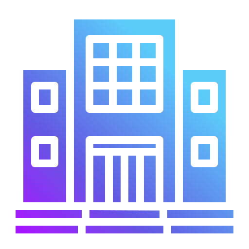 edificio Generic Flat Gradient icono