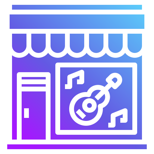 chitarra Generic Flat Gradient icona