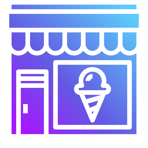 アイスクリームコーン Generic Flat Gradient icon