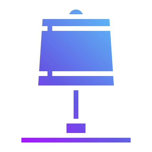 deskdes de la lámpara Generic Flat Gradient icono