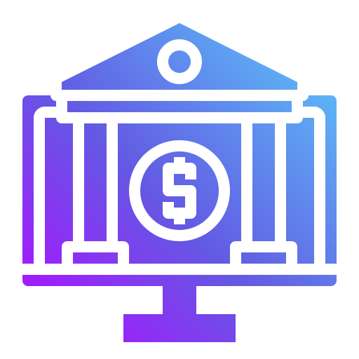 bankowość internetowa Generic Flat Gradient ikona