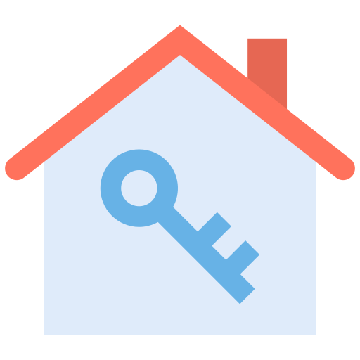 Ключ от дома Generic Flat иконка