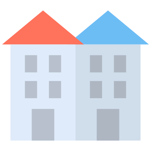 osiedle mieszkaniowe Generic Flat ikona