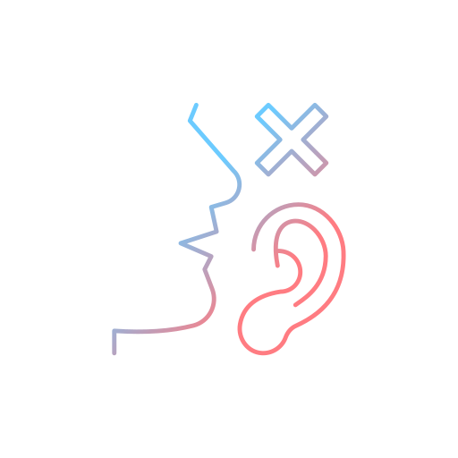 Глухота Generic Gradient иконка