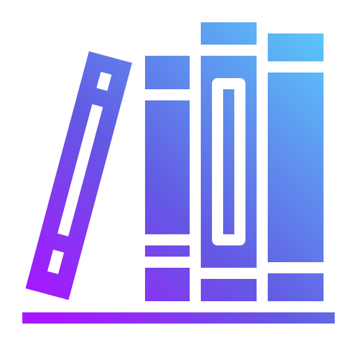 Books Generic Flat Gradient icon