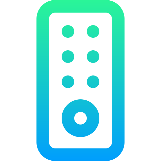Remote control Super Basic Straight Gradient icon