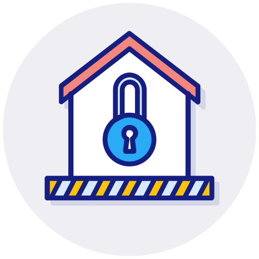 Безопасность дома Generic Circular иконка