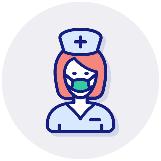 infermiera Generic Circular icona